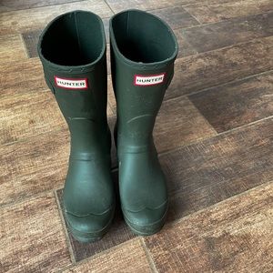 Green Hunter Rain Boots